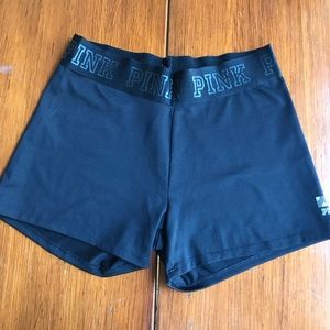 PINK Black workout shorts